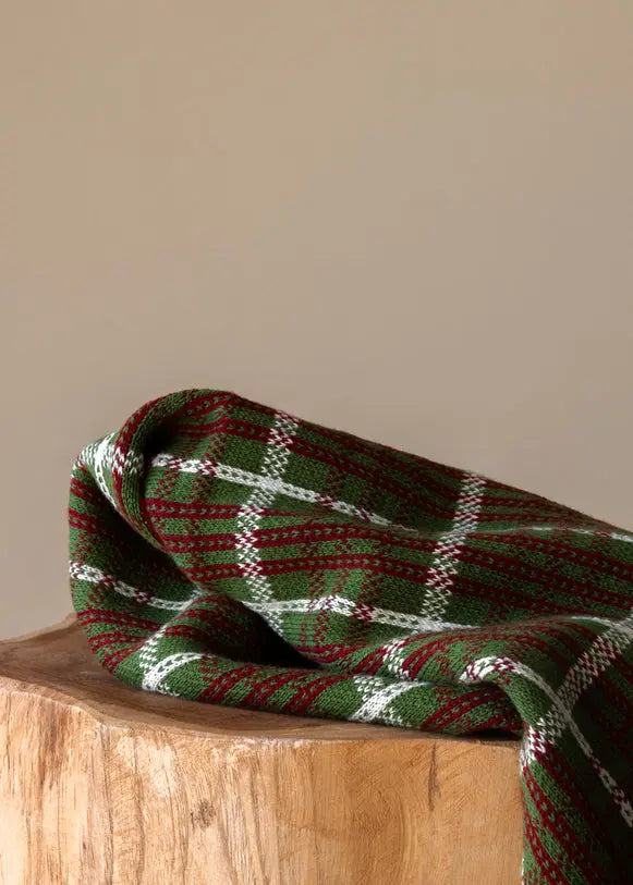 HUMDAKIN Strikket Køkkenhåndklæde Organic Textiles 245 Festive Forest